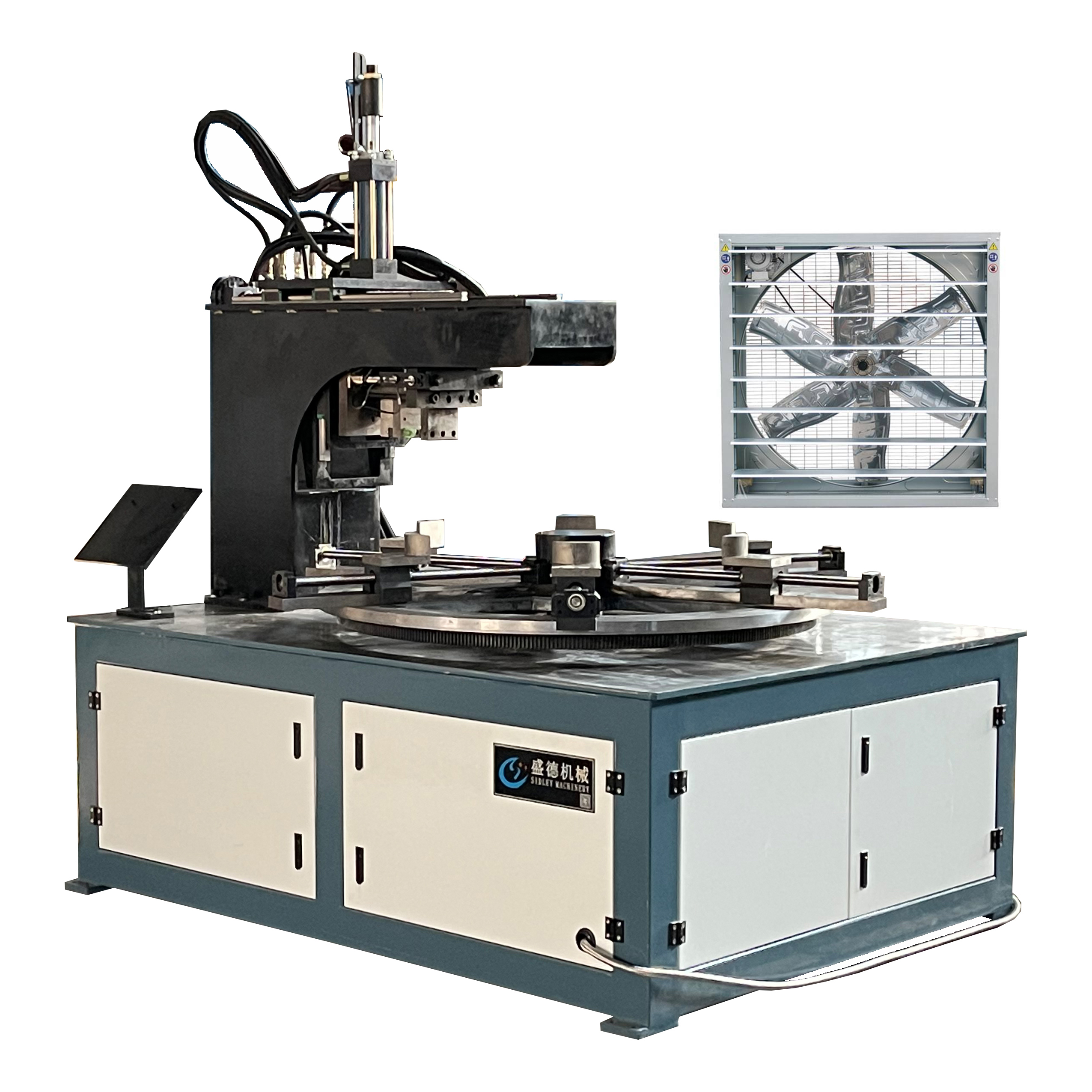 負壓(yā)風機 風筒側面沖(chòng)孔機